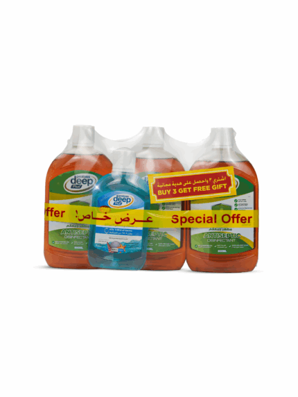 3 x Safe Cure Antiseptic Germ Killer 500ML + 1 x Floor Cleaner Free Sample